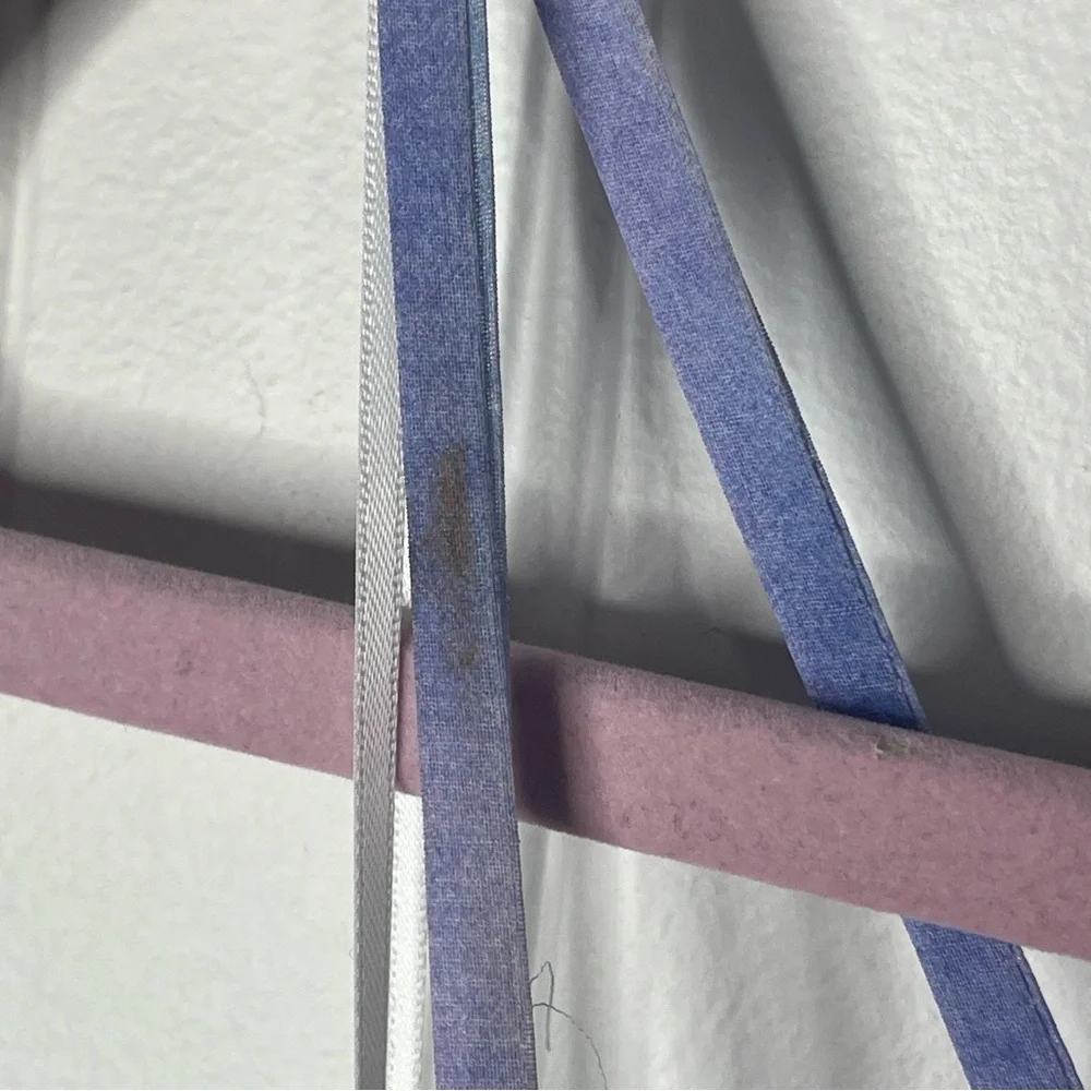 Luxxel Multicolor Striped Pastel wrap Flowy Festival Romper Chiffon Pleated - Picture 8 of 8